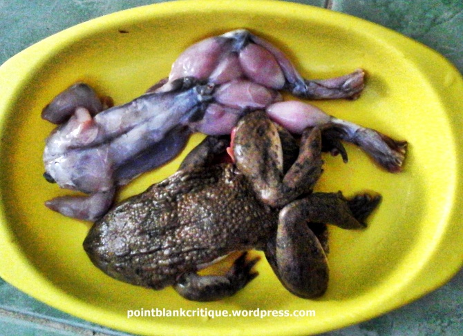 Frogs for cooking